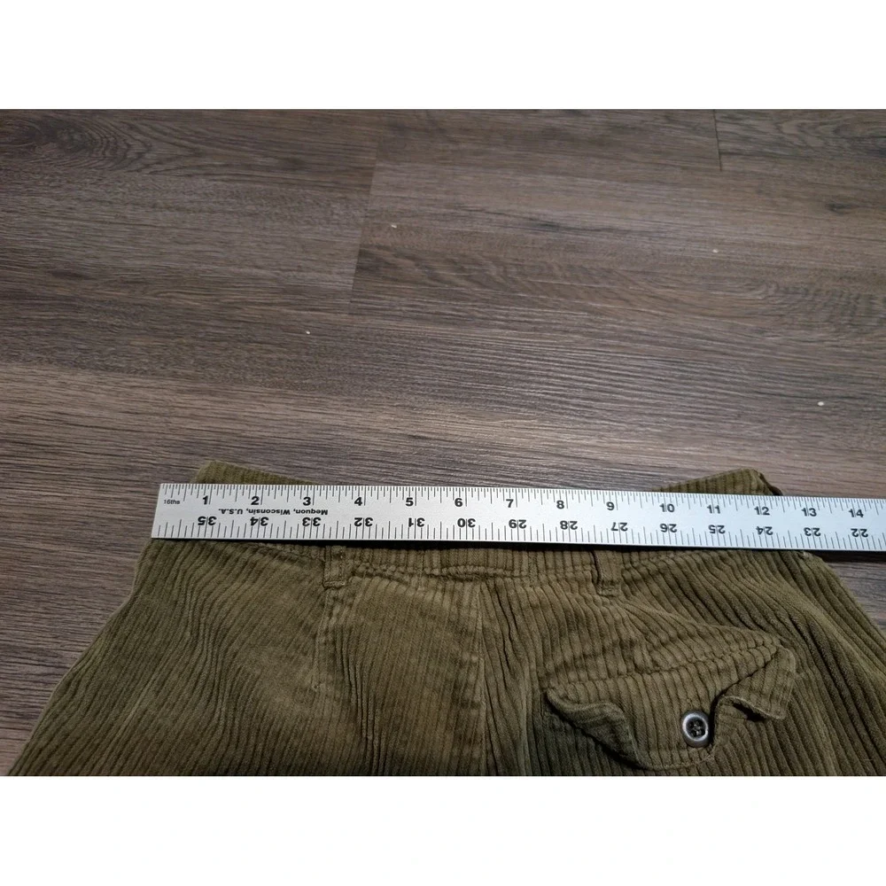 Alex Mill Boy Pant Corduroy Pants‎ Dark Olive Green Size 0 (BUTTON FLAW)